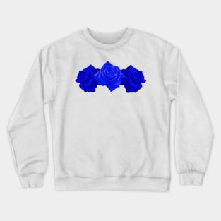 Three Blue Roses Crewneck Sweatshirt